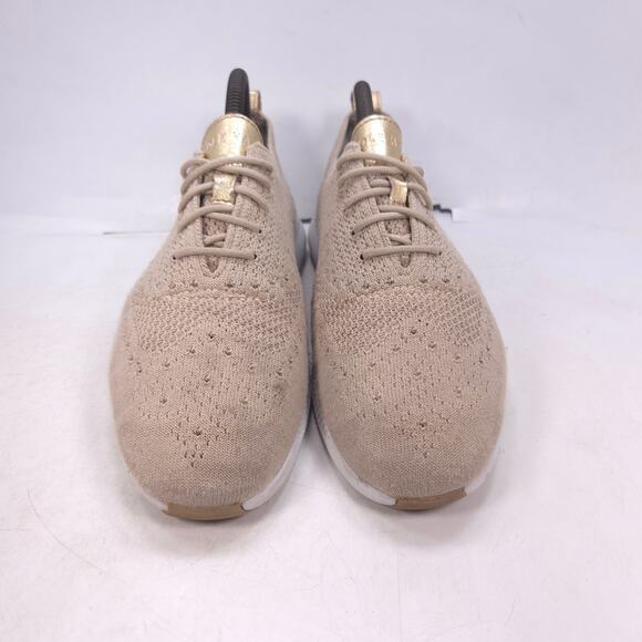 Cole Haan 2.ZeroGrand Lace Up Casual Oxford Shoe Womens Size 8 W11154 Tan - Picture 2 of 10